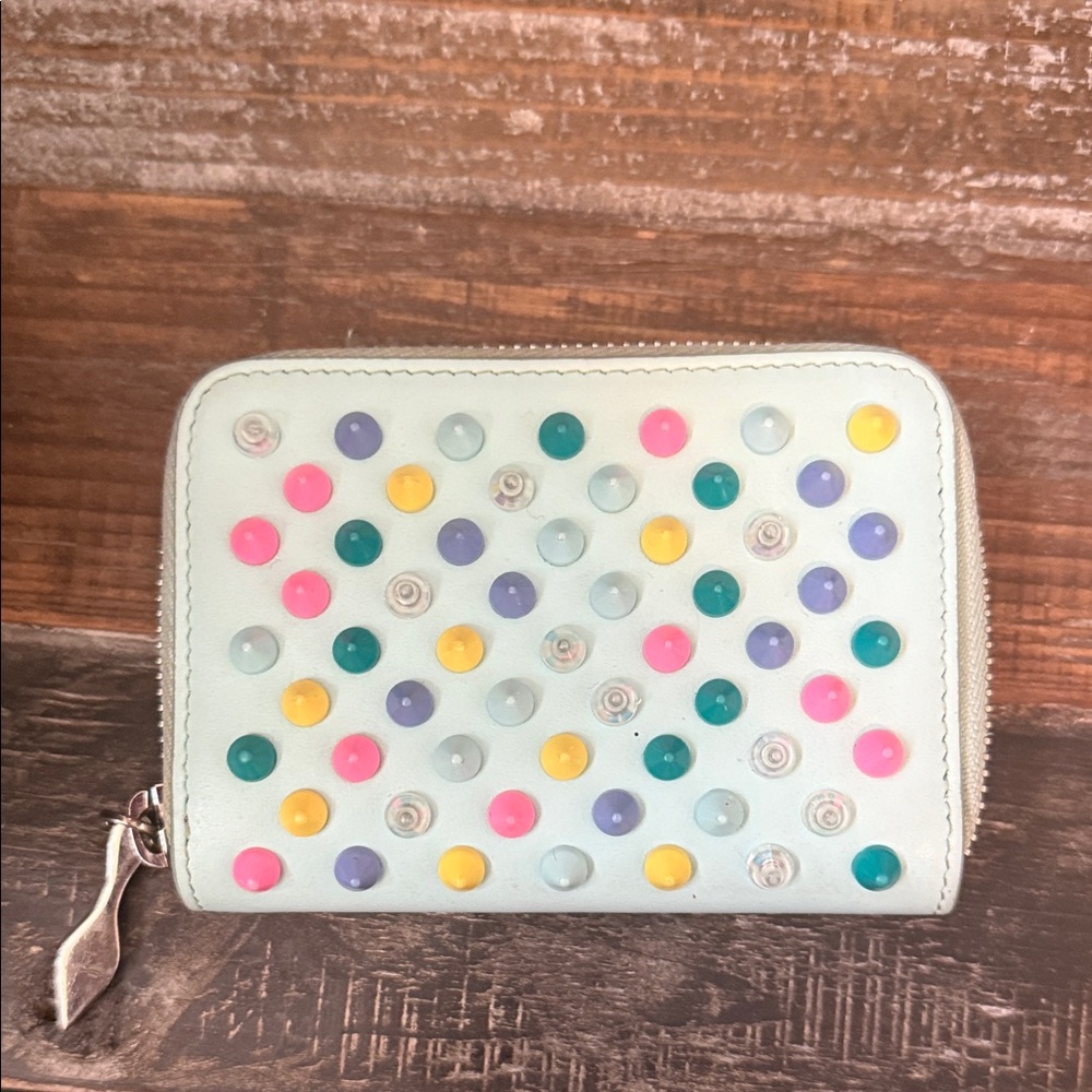 Christian Louboutin Pastel Studded Wallet